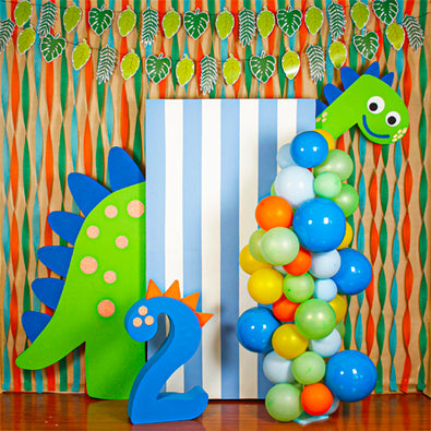 Decoraciones de ramo de globos para fiestas de primer cumpleaños de Bluey
