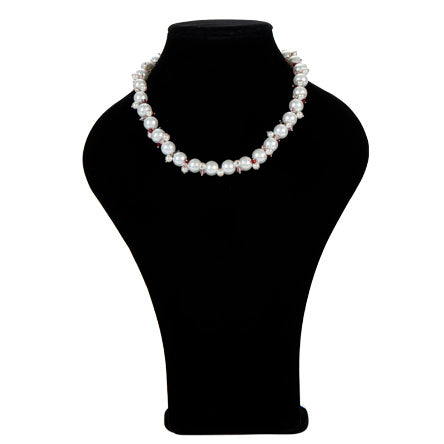 Collar De Perlas Y Rondeles