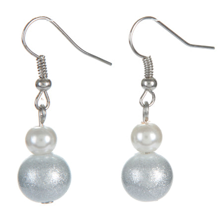Aretes De Perla Rosa Y Perla Destellos