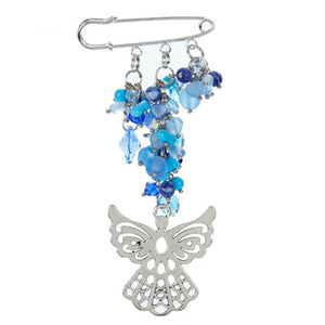 Distintivo Segurito Azul Con Ángel