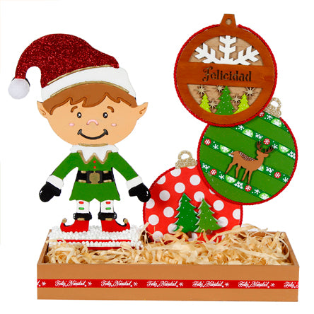 Dulcero Duende Con Esferas